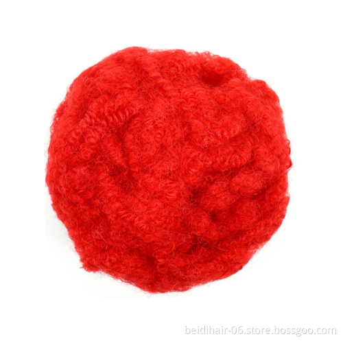 Afro Bulk Dreadlocks Human Hair Bulk Wicks Chignon Dreadlocks Afro Kinky Curly Hair Crochet Dreadlock